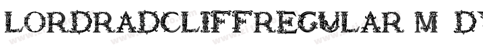 LordRadcliffRegular-M5dY字体转换