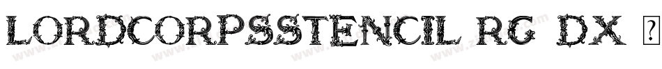 LordcorpsStencil-rg4dx字体转换