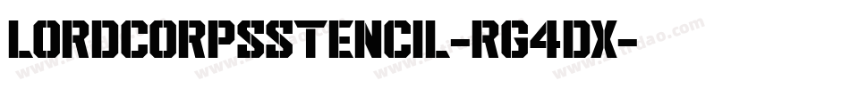 LordcorpsStencil-rg4dx字体转换