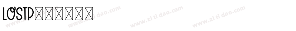 Lostp字体转换