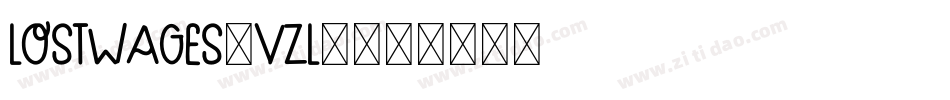Lostwages-vZl9字体转换