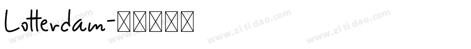 Lotterdam字体转换