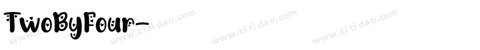 TwoByFour字体转换
