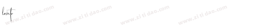 lovato字体转换