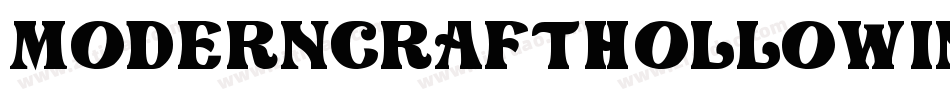 ModernCraftHollowInverse-5dva字体转换