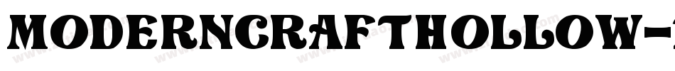 ModernCraftHollow-zWMX字体转换