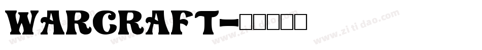 warcraft字体转换