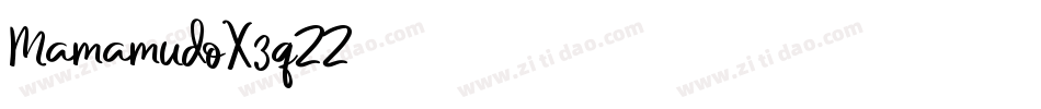 Mamamudo-X3qZZ字体转换