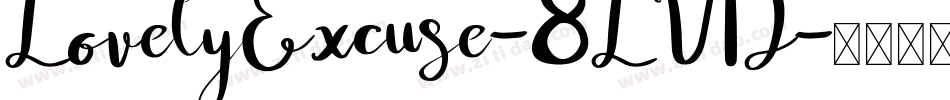 LovelyExcuse-8LVD字体转换