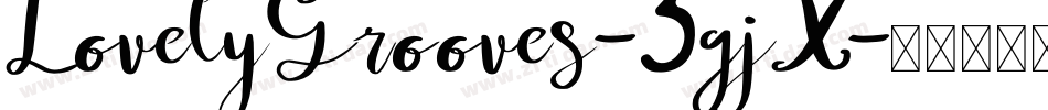 LovelyGrooves-3gjX字体转换