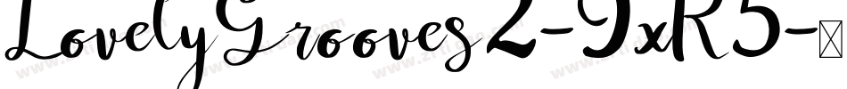 LovelyGrooves2-9xR5字体转换