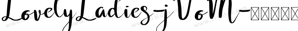 LovelyLadies-jVoM字体转换
