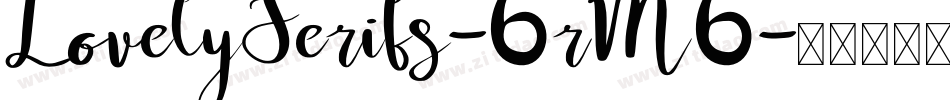 LovelySerifs-6rM6字体转换