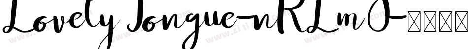 LovelyTongue-nRLmO字体转换