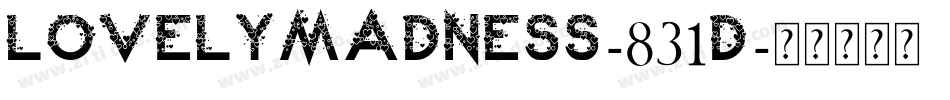 LovelyMadness-831D字体转换
