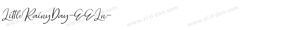 LittleRainyDay-EELn字体转换