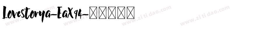 Lovestorya-EaX94字体转换