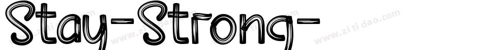 Stay-Strong字体转换