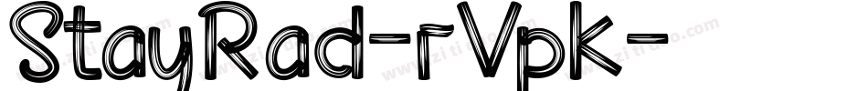 StayRad-rVpK字体转换