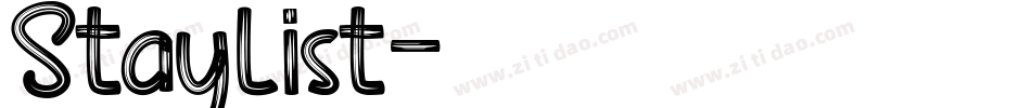 Staylist字体转换