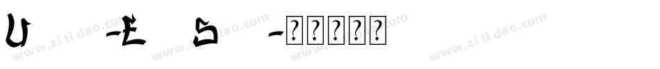 Upper-EastSide字体转换
