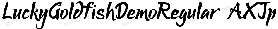 LuckyGoldfishDemoRegular-AXJp字体转换