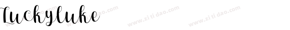 Luckyluke字体转换