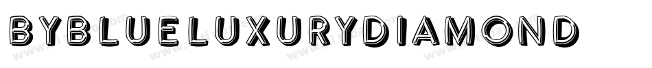 BYBlueLuxuryDiamond字体转换