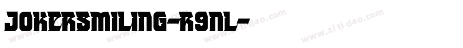 JokerSmiling-r9nL字体转换