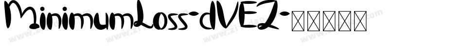 MinimumLoss-dVEZ字体转换