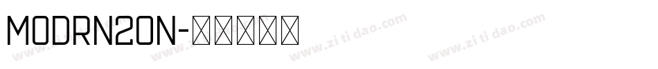 MODRN20N字体转换
