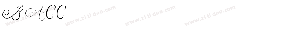 BACC字体转换