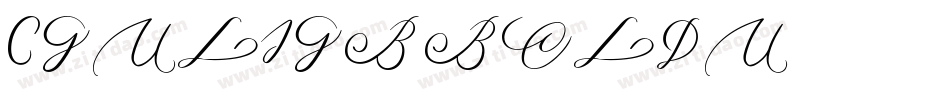 CGuLiGB-Bold-U字体转换