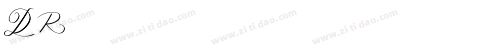 D'Rulers字体转换