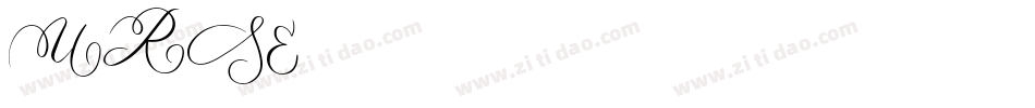 URSE字体转换
