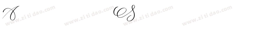 AgashiSignatureFont-5114z字体转换