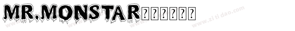 MR.MONSTAR字体转换