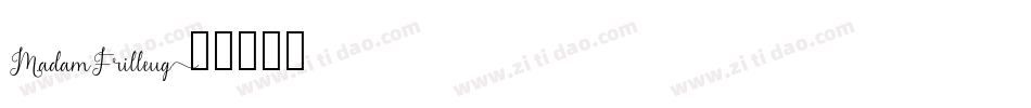 MadamFrilleug字体转换