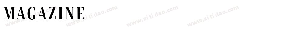 Magazine字体转换