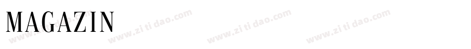 Magazin字体转换