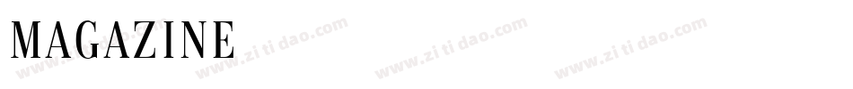 Magazine字体转换