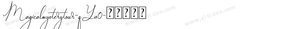 Magicalmysterytour-qYv0字体转换