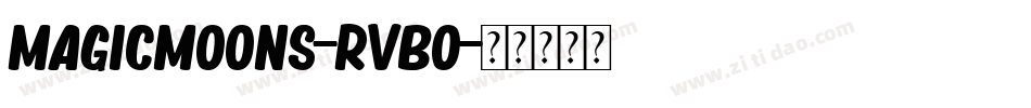 MagicMoons-rVBO字体转换