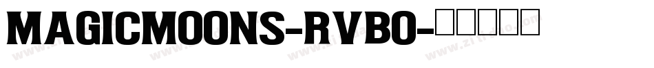 MagicMoons-rVBO字体转换