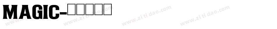 magic字体转换