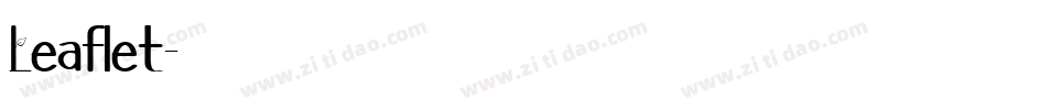 Leaflet字体转换