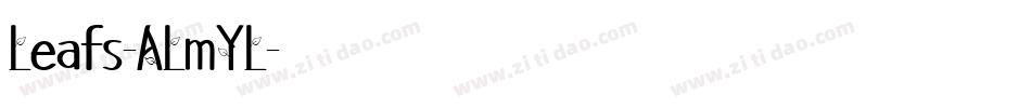 Leafs-ALmYL字体转换