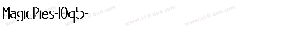 MagicPies-lOq5字体转换