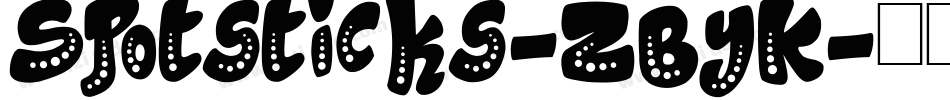 Spotsticks-ZByK字体转换