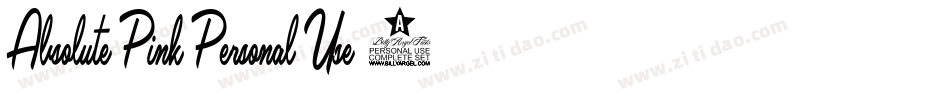 Absolute-Pink-Personal-Use-2字体转换